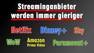 Streaminganbieter immer teurer  Vergleich Preise und Kosten oder kündigen [upl. by Nilcaj15]