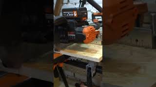 Small Loft Workshop tries out the R185SMSLi Cordless Mitre Saw [upl. by Damiano517]