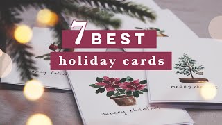 Every Holiday Card Design Youll Need this Year Watercolor for Beginners 2022 [upl. by Asserac]