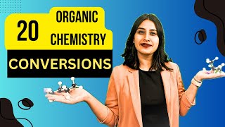 Organic Chemistry 20 Conversions Practice  Class 1112  JEE  NEET  CBSE [upl. by Ahsirtal]