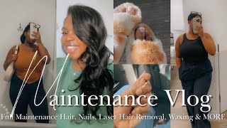 Full Maintenance Vlog ATLLaser Hair Removal Facial Eyebrow Tinting Eyelash Extensions  MORE [upl. by Annaigroeg]