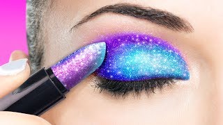 46 WEIRD MAKEUP IDEAS THAT ARE ACTUALLY GENIUS [upl. by Lyn]