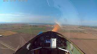 Sonerai II Downwind BaselegFinal approach TAG  Departure Leg [upl. by Htrag476]