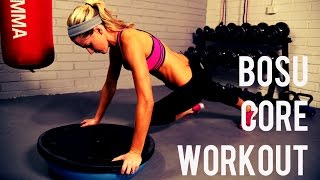 10 Minute Bosu Core Workout For Strong Abs [upl. by Emirac792]