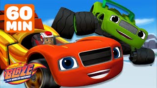 Blazes Most EPIC Monster Machine Races 🏎️💨  60 MINUTES  Blaze and the Monster Machines [upl. by Aivata]