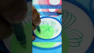 Spirograph Geometric Designs Art 14  Beautiful Designs  Ruler Design  Dear Artist shorts [upl. by Chari]