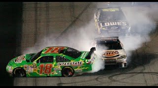 Wild Kyle Busch Finish NASCAR Daytona July 4 2009 [upl. by Nalyk]