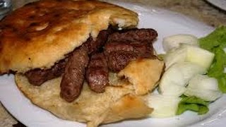 Bosnian Food  Ćevapi [upl. by Narine508]