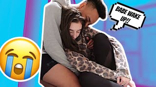 PASSING OUT WITH THE DOOR LOCKED PRANK ON BOYFRIEND BACKFIRES [upl. by Goldner]