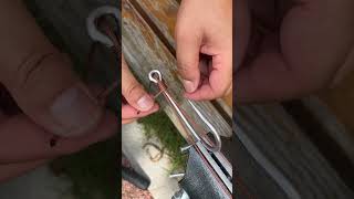 The easiest and strongest fish hook knot ever [upl. by Seeto]