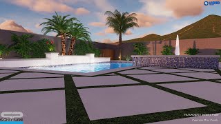 BEST Swimming Pool Layout amp Design  Elegant  Stylish  Relaxing  Fun  Courtside Way Family [upl. by Aiuqat427]