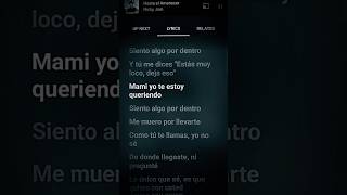 Hasta el AmanecerNicky jam lyrics music lyrics spotify ytmusic songlyrics nickyjam [upl. by Neirod]