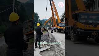 Crane lifting accident [upl. by Aicileb365]