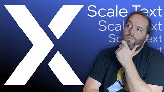 Understanding Scale Text in Editor X [upl. by Eulau]