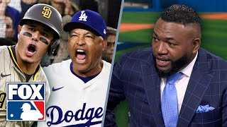 Dodgers Dave Roberts responds to Manny Machado throwing ball at dugout MLB on FOX reacts [upl. by Aniara635]