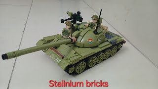 Viet Cong T54B 843 Lego Sluban speed build [upl. by Esmerolda]