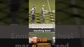 Ennis high school marching band military stride with pride [upl. by Ahseat]