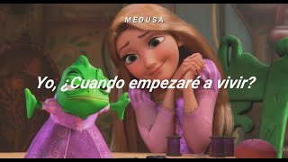 Cuando empezare a vivir — Enredados Danna Paola  Lyrics Español [upl. by Onoitna]