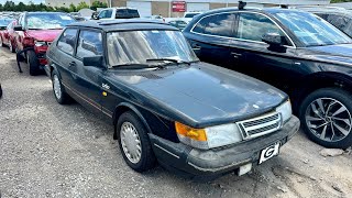 This 1988 Saab 900 Turbo was Abandoned at IAA Will it Run [upl. by Eniamej]