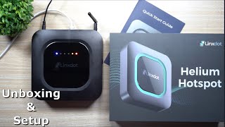 Linxdot Helium Hotspot Miner  FIRST LOOK Unboxing amp Setup [upl. by Arvad]