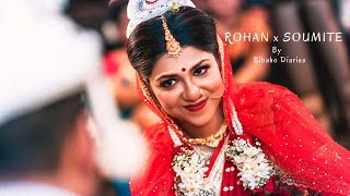 CINEMATIC WEDDING CLIP  ROHAN amp SOUMITA  BEST RETRO STYLE CINEMATIC WEDDING VIDEO 2024 [upl. by Nnyla]