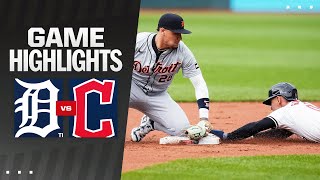 Tigers vs Guardians Game Highlights 5724  MLB Highlights [upl. by Erie755]