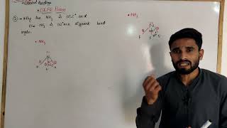 Why the NH3 and sameller as compare to the NF3 is the Bond angle Ch6Chemical bonding First year [upl. by Wit]