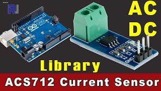 Measuring 5A30A AC and DC current using Allegro ACS712 with Robojax Library code added into video [upl. by Osrick]