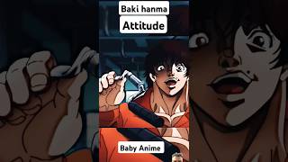 Baki hanma attitude scene best scene anime shorts anime shortvideo [upl. by Annahgiel738]