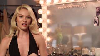 Candice Swanepoel for Max Factor on Glamour Transformation [upl. by Garek600]