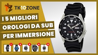 I 5 migliori orologi da SUB per immersione [upl. by Sorrows]