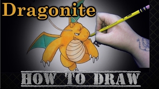 How To Draw Dragonite Step By Step [upl. by Denney]