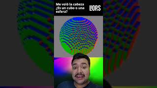 No entendí nada ¿alguien me puede explicar que paso 3d ilusión matemáticas cubo esfera viral [upl. by Milak]