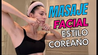 1Masaje Facial Linfático estilo Coreano [upl. by Olegnaid47]