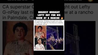 Ohgeesy amp Lefty GunPlay perform at a Rancho 🔥 shorts leftygunplay ohgeesy [upl. by Dupuy677]