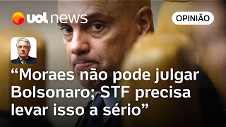 Com Bolsonaro indiciado Moraes não pode atuar em processo contra expresidente  Maierovitch [upl. by Frere703]