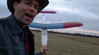 The Korda Wakefield is an awesome rubber powered airplane [upl. by Atteselrahc187]