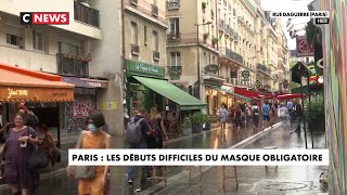 Masque obligatoire  la confusion règne à Paris [upl. by Llorre]