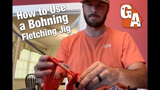 How to Use The Bohning Fletching Jig [upl. by Wadsworth]