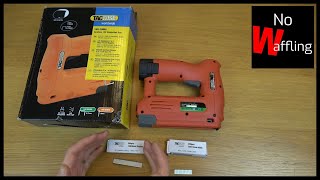 How to Load Up Staples and Brad Nails in Electric Tacwise 12v Staple Gun Stapler Tacker  Beginners [upl. by Anayk997]