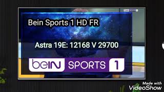 Frequence bein sports FR 1HD Astra 19E [upl. by Cynara]