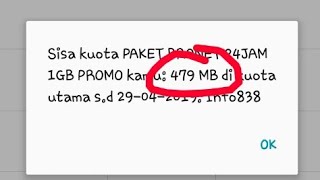 Cara Cek Kuota paket internet AXIS Terbaru [upl. by Matejka]