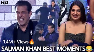 SALMAN KHANS BEST MOMENTS THAT WILL SURELY MAKE YOUR DAY😂 SALMAN KHAN LAUGHING MOMENTS♥️ TOP 5🔥 [upl. by Nanreh]