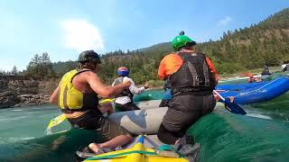 Kootenai River Rafting with friends [upl. by Saxela619]