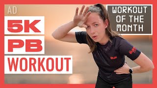 5k PB Intervals  Workout Of The Month [upl. by Terrena358]