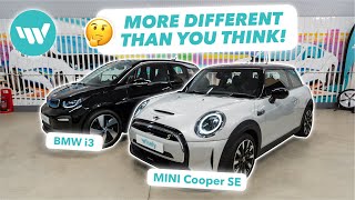 MINI Electric Cooper SE WalkAround and Comparison with the BMW i3 [upl. by Eugenie]