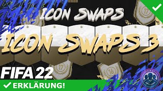 ICON SWAPS 3 😍😱 Die ERSTEN ICONTAUSCH Token ERKLÄRUNG  GermanDeutsch  FIFA 22 Ultimate Team [upl. by Boylston]