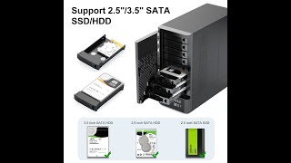 MAIWO 8 Bay Hard Drive Enclosure Docking Station for 2535quot SATA HDDSSD with Buildin Cooling Fan [upl. by Barram994]