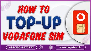 Quick and Easy Guide to Topup Vodafone UK SIM in 2024 [upl. by Ojeibbob]