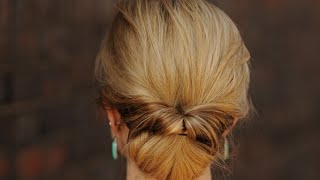 Twisted Chignon Tutorial [upl. by Draned]